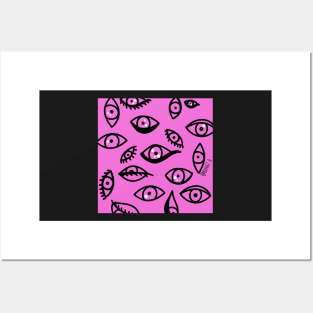 Pink Eye Posters and Art